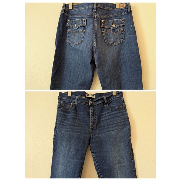 Levi's 505 Straight Leg 5 pocket denim jeans    Sz 14 - Picture 3 of 10